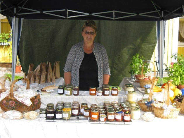 Harvest market in Dunderbo