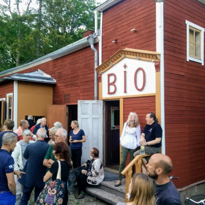 Old cinema in Örsundsbro