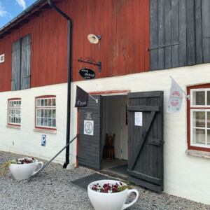 Salnecke castle café entrance