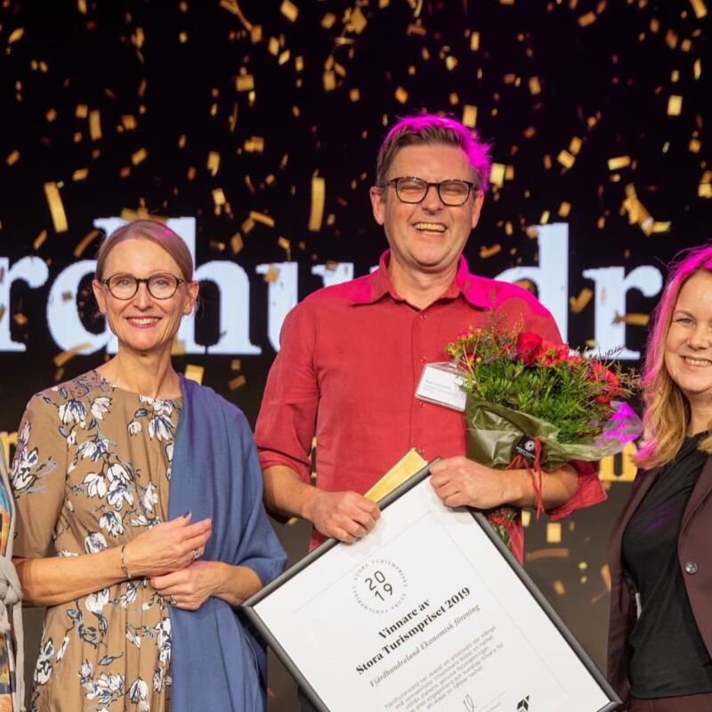 Bild på vinnarna Stora Turismpriset 2019