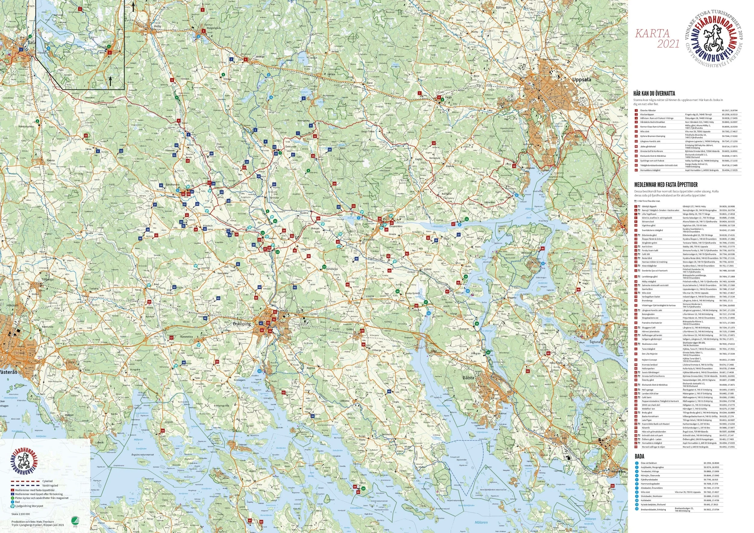 Fjärdhundralands magasin och karta 2021 2 kartafjardhundraland 2
