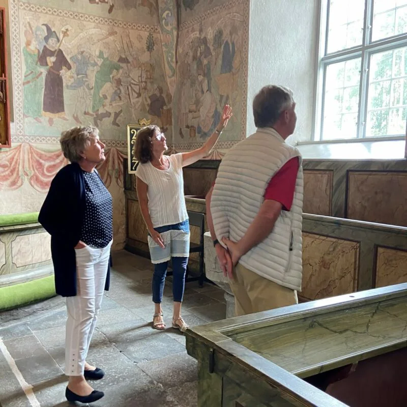 guided tour of the church