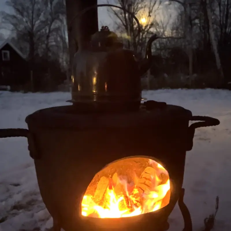 Ljuskväll i Matskogen 3 solkulla jpg