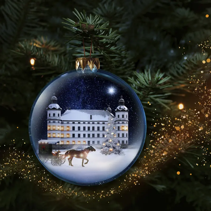 Ofertas 14 Logotipo del mercado navideño image less