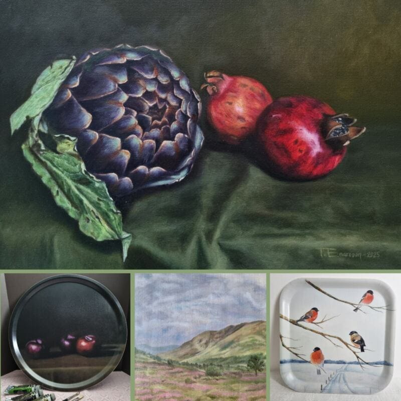 Konstutställning Tess Enarsson 7 tentoonstelling te nov2025